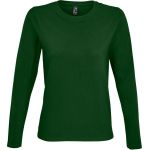 Damen-T-Shirt mit langen Ärmeln Sols Imperial LSL Women flaschengrün