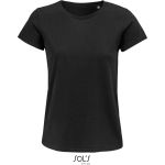 Damen-T-Shirt Sols Crusader Women tiefschwarz