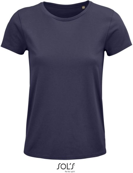 Damen-T-Shirt Sols Crusader Women mausgrau
