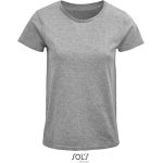 Damen T-Shirt Sols Crusader Women grau meliert
