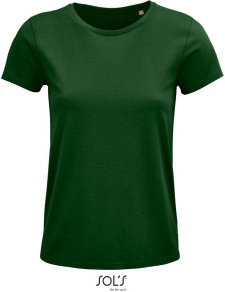 Damen-T-Shirt Sols Crusader Women flaschengrün