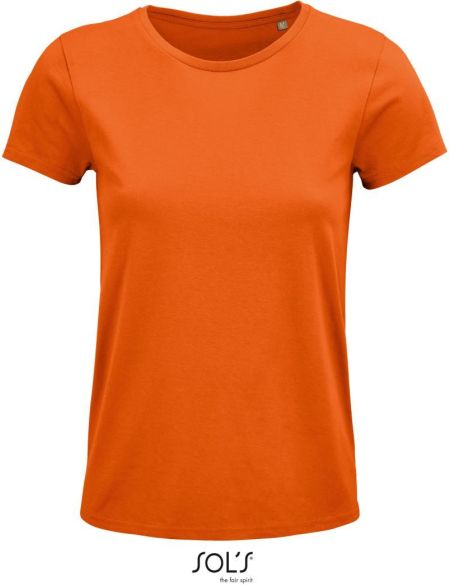 T-Shirt Sols Crusader Damen orange