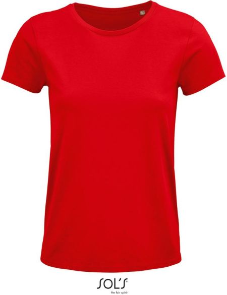 Damen T-Shirt Sols Crusader Women rot