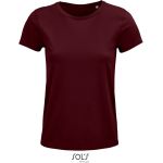 T-Shirt Sols Crusader Damen weinrot