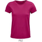 Damen-T-Shirt Sols Crusader Women fuchsia