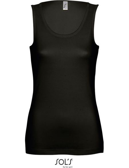 Damen-Tanktop Sols Jane schwarz