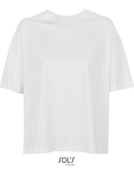 Damen T-Shirt Sols Boxy Women weiß