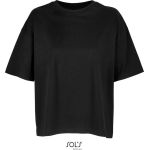 Damen-T-Shirt Sols Boxy Women tiefschwarz