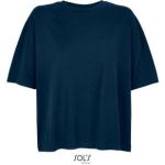 Damen-T-Shirt Sols Boxy Women französisch marineblau