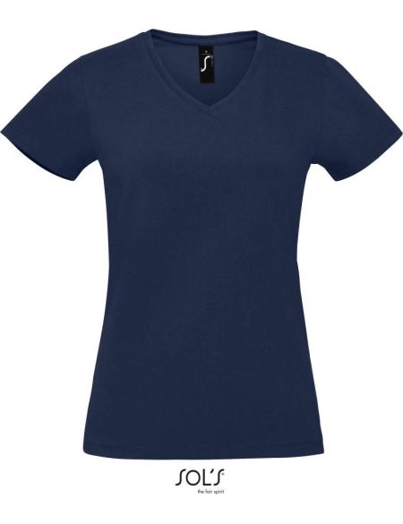 Damen T-Shirt Sols Imperial V Women weiß