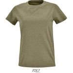 Damen-T-Shirt Sols Imperial Fit Women Heather Khaki
