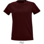 Damen-T-Shirt Sols Imperial Fit Women oxblood