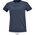 Damen-T-Shirt Sols Imperial Fit Women Heather Denim