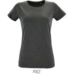 Damen-T-Shirt Sols Regent fit Women anthrazit melange