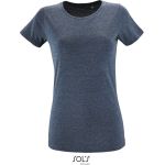 Damen-T-Shirt Sols Regent fit Women Heather Denim