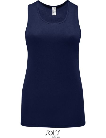 Sols Sporty TT Damen-Sport-Tanktop, französisches Marineblau