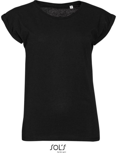 Damen T-Shirt Sols Melba weiß