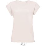 Damen T-Shirt Sols Melba cremerosa
