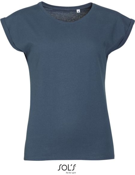 Damen T-Shirt Sols Melba weiß