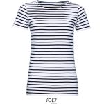 Damen T-Shirt Sols Miles Women weiß/navy