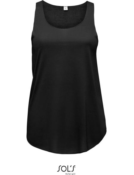 Damen-Tanktop Sols Jade schwarz