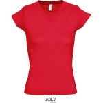 Damen-T-Shirt Sols Moon rot