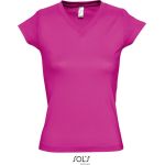 Damen-T-Shirt Sols Moon fuchsia