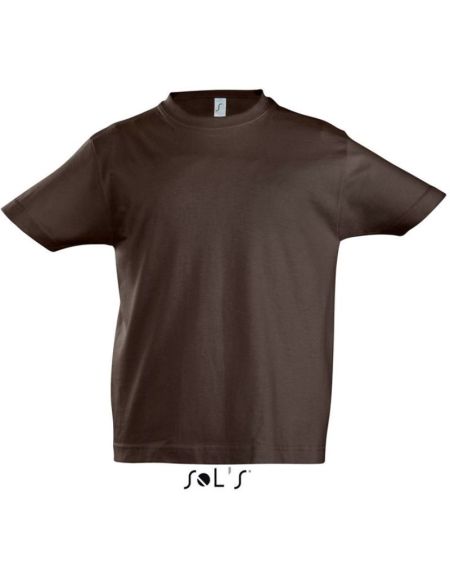Kinder-T-Shirt Sols Imperial Kids Schokolade