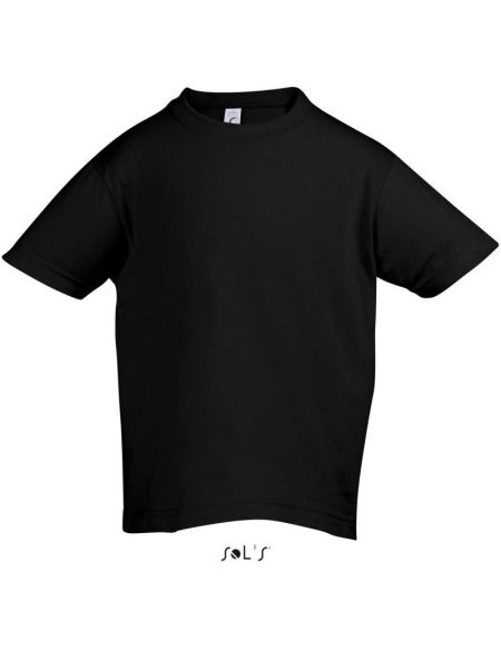Kinder-T-Shirt Sols Regent Kids schwarz