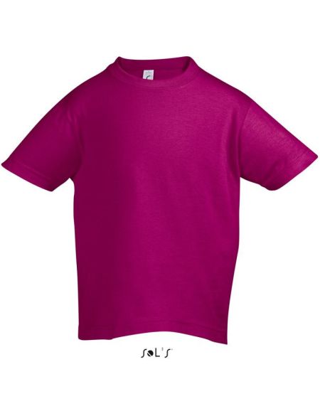 Kinder-T-Shirt Sols Regent Kids fuchsia