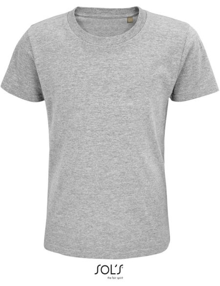 Kinder-T-Shirt Sols Pioneer Kids grau meliert