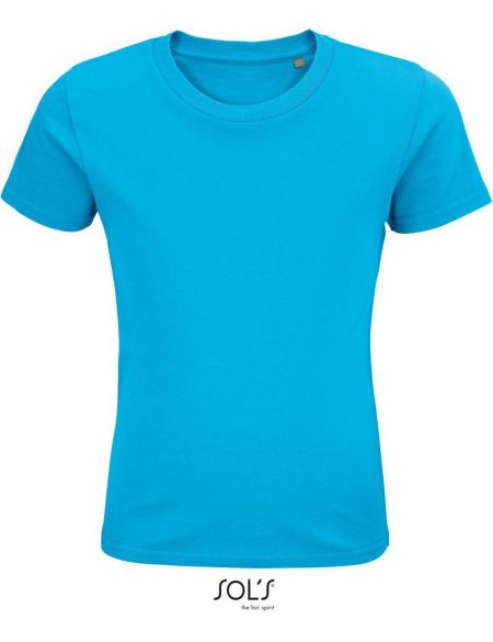 Kinder-T-Shirt Sols Pioneer Kids Aqua