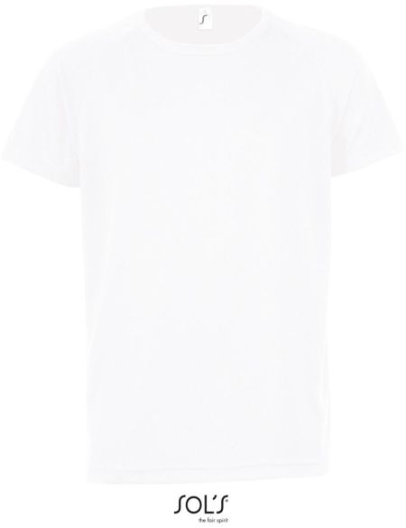 Kinder-Sport-T-Shirt Sols Sporty Kids weiß