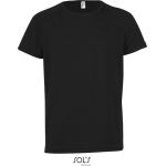 Kinder-Sport-T-Shirt Sols Sporty Kids schwarz