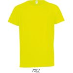 T-Shirt Kindersport Sols Sporty Kids neongelb