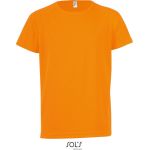 T-Shirt Kindersport Sols Sporty Kids neonorange