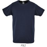 T-shirt kinder sport Sols Sporty Kids französisch marine