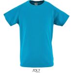 Kinder-Sport-T-Shirt Sols Sporty Kids Aqua