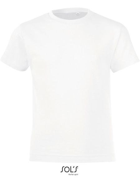 Kinder-T-Shirt Sols Regent Fit Kids weiß