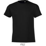 Kinder-T-Shirt Sols Regent Fit Kids schwarz