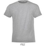 Kinder-T-Shirt Sols Regent Fit Kids grau meliert