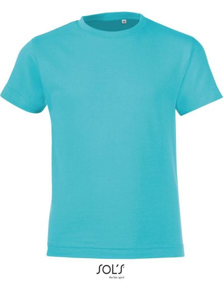 Kinder-T-Shirt Sols Regent Fit Kids atollblau