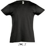T-Shirt für Kindermädchen Sols Cherry schwarz