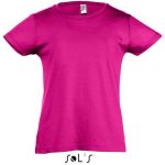 Kinder-T-Shirt für Mädchen Sols Cherry fuchsia