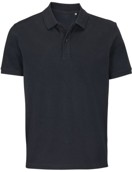 Herren-Poloshirt Sols Pegase schwarz