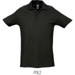 Sols Spring II Herren-Poloshirt schwarz
