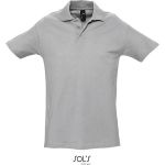 Herren-Poloshirt Sols Spring II grau meliert
