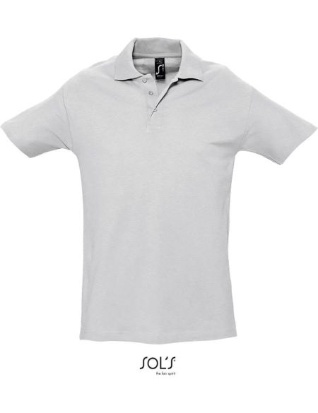 Herren-Poloshirt Sols Spring II Ash