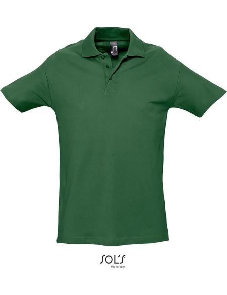 Herren-Poloshirt Sols Spring II Golfgrün