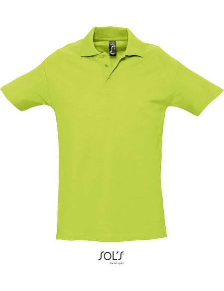 Herren-Poloshirt Sols Spring II apfelgrün